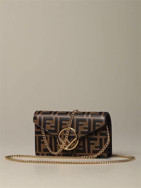 fendi leather pouch faith|fendi brown flap bag.